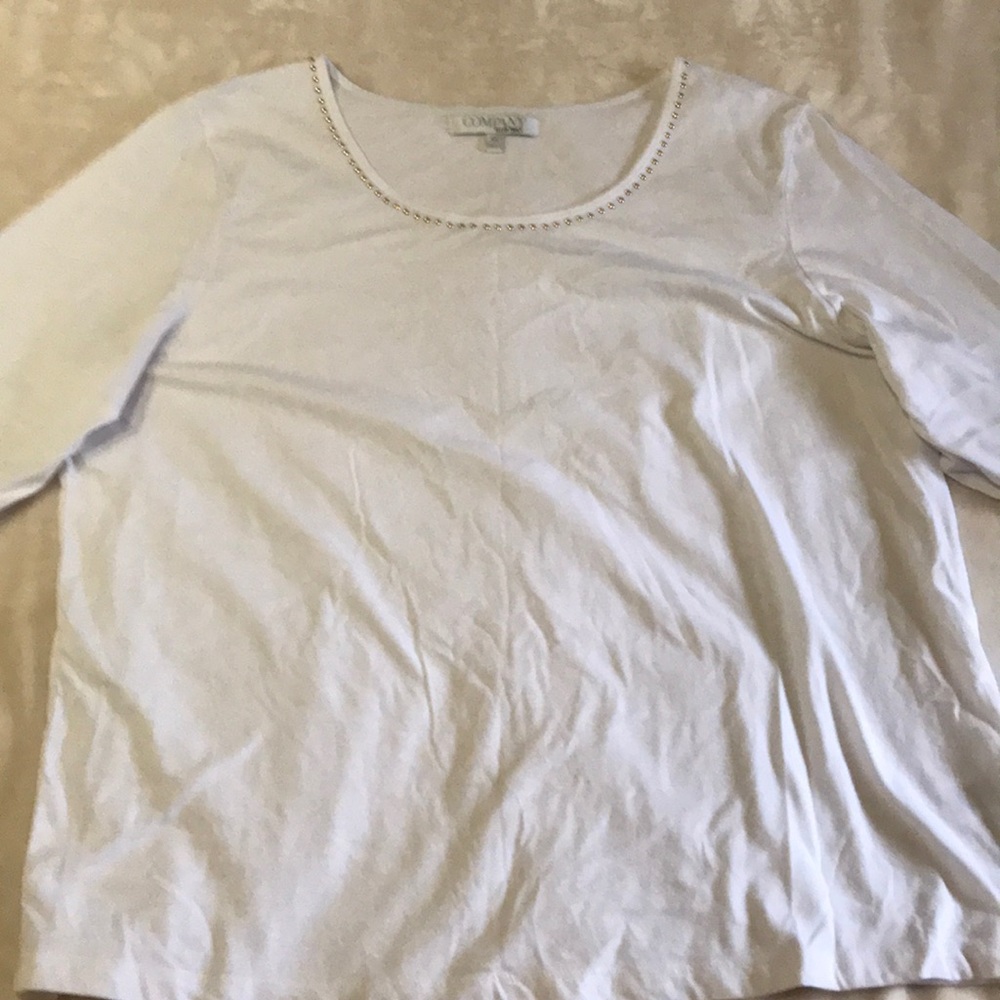 White long sleeve shirt